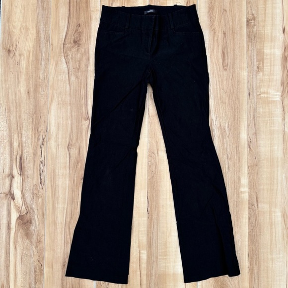 Manifesto Black Straight Leg Women’s Jean Dress Pants Size Large - Picture 1 of 7